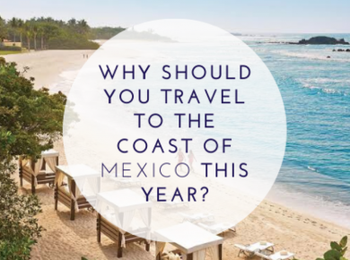 Why should you travel to the coast of Mexico this year?