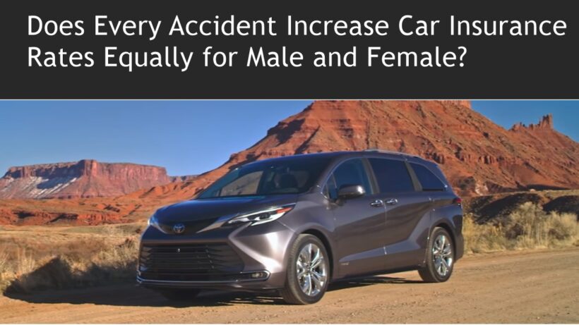 Does Every Accident Increase Car Insurance Rates Equally for Male and Female?