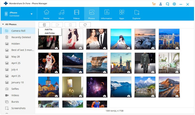 How To Transfer Files And Photos From PC To iPhone without iTunes