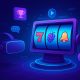 Virtual reality casino with futuristic online slot machines and interactive gamification features