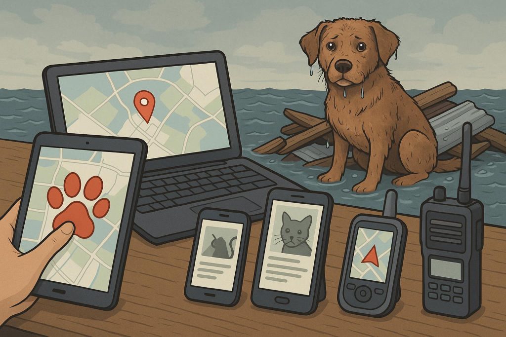 Digital tools aiding animal rescue operations with apps, drones, and tracking technologies