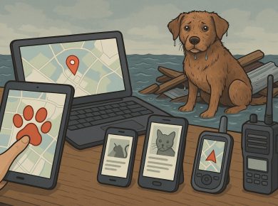 Digital tools aiding animal rescue operations with apps, drones, and tracking technologies