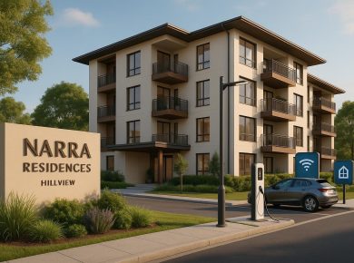 Modern Narra Residences at Hillview showcasing smart home technology and connected living features