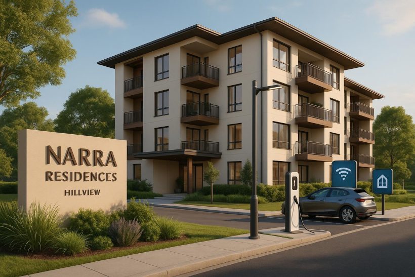 Modern Narra Residences at Hillview showcasing smart home technology and connected living features