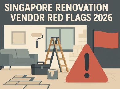 Warning signs of unreliable renovation contractors in Singapore for home improvement projects