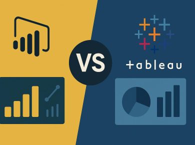 Power BI and Tableau data visualization dashboards compared for enterprise business analysis