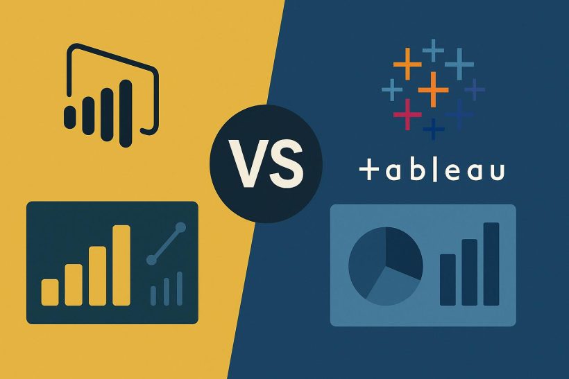 Power BI and Tableau data visualization dashboards compared for enterprise business analysis